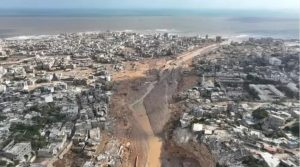 إعصار دانيال يدمر مدينة درنة في ليبيا 2023